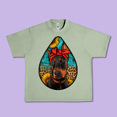 Doberman Urban Heavy Tee Designed By Artiststas