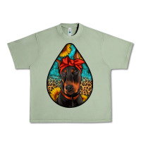 Oil Green doberman Urban Heavy Tee - Artiststas