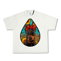Pistachio doberman Urban Heavy Tee - Artiststas