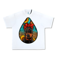 White doberman Urban Heavy Tee - Artiststas