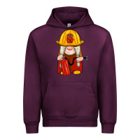Mauve Wine firefighter gnomes Urban Hoodie - Artiststas