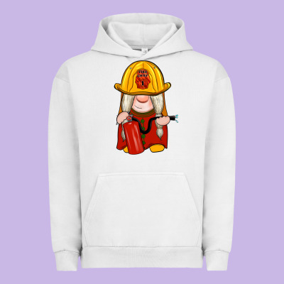 Firefighter Gnomes Urban Hoodie Designed By Artiststas