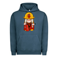 Pigment Midnight Navy firefighter gnomes Urban Hoodie - Artiststas