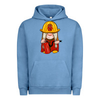 Pigment Pebble Blue firefighter gnomes Urban Hoodie - Artiststas