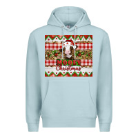 Blue Mist Moooey christmas Premium Hoodie - Artiststas