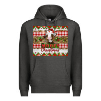 Charcoal Heather Moooey christmas Premium Hoodie - Artiststas