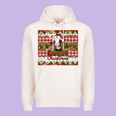 Moooey Christmas Premium Hoodie Designed By Artiststas