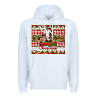 White Moooey christmas Premium Hoodie - Artiststas