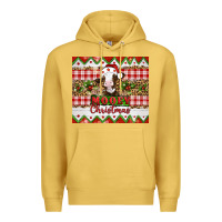 Antique Gold Moooey christmas Premium Hoodie - Artiststas