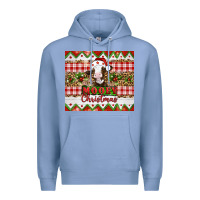 Colony Blue Moooey christmas Premium Hoodie - Artiststas