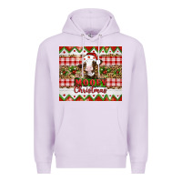 Lilac Moooey christmas Premium Hoodie - Artiststas