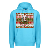 Ocean Blue Moooey christmas Premium Hoodie - Artiststas