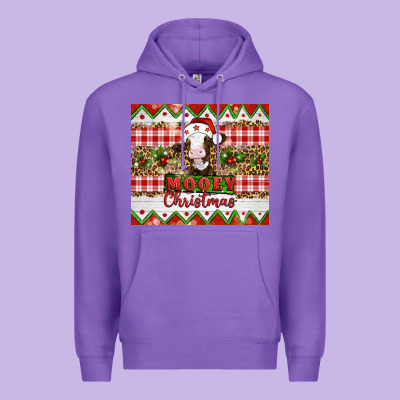 Moooey Christmas Premium Hoodie Designed By Artiststas