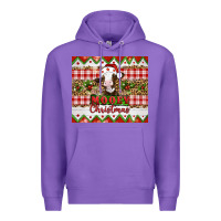 Purple Moooey christmas Premium Hoodie - Artiststas