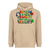 Mushroom autism is not a disability its a different ability Heavyweight Hoodie - Zillion Design Studio