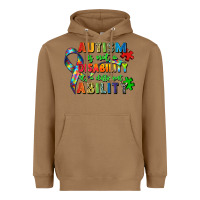 Toasted Coconut autism is not a disability its a different ability Heavyweight Hoodie - Zillion Design Studio