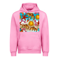 Fuchsia Pink beach seamless pattern Urban Hoodie - BundleAndBundleShop