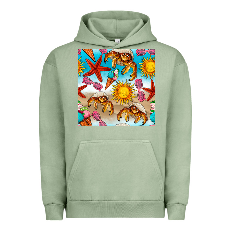 Beach Seamless Pattern Urban Hoodie by BundleAndBundleShop | Teevron