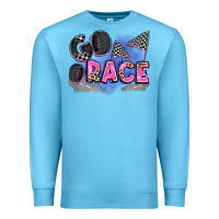 Ocean Blue go race Premium Sweatshirt - Zillion Design Studio