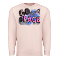 Pale Pink go race Premium Sweatshirt - Zillion Design Studio