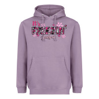Lavender It's Freezin Season Pink Christmas Heavyweight Hoodie - RanaPortraitStore