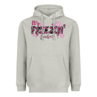 Moon Dust It's Freezin Season Pink Christmas Heavyweight Hoodie - RanaPortraitStore