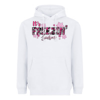 It's Freezin Season Pink Christmas Heavyweight Hoodie | Teevron