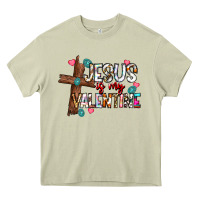 Mossy jesus is my valentine Heavy Core Tee - CowhideDigitalArt