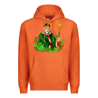 Carrot st patricks and horseshoes with shamrocks Premium Hoodie - AdoDesignShop