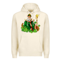 Tofu st patricks and horseshoes with shamrocks Premium Hoodie - AdoDesignShop