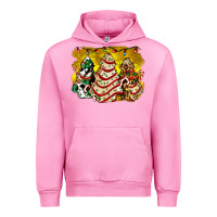 Fuchsia Pink christmas tree cake and christmas pattern ado Urban Hoodie - AdoDesignShop