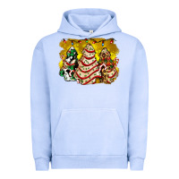 Pigment Grape Ice christmas tree cake and christmas pattern ado Urban Hoodie - AdoDesignShop