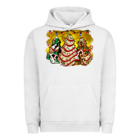 Pigment Lunar Rock christmas tree cake and christmas pattern ado Urban Hoodie - AdoDesignShop