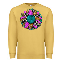Antique Gold race sunflower Premium Sweatshirt - Zillion Design Studio