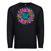 Black race sunflower Premium Sweatshirt - Zillion Design Studio