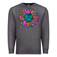 Charcoal Heather race sunflower Premium Sweatshirt - Zillion Design Studio