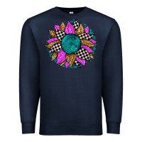 Navy race sunflower Premium Sweatshirt - Zillion Design Studio