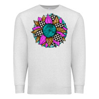 Oatmeal Heather race sunflower Premium Sweatshirt - Zillion Design Studio