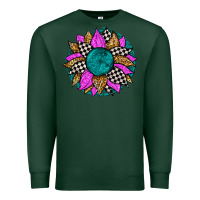 Sports Green race sunflower Premium Sweatshirt - Zillion Design Studio
