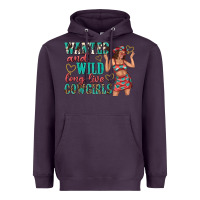 Plum wanted and wild long live cowgirls Heavyweight Hoodie - texasbilliewilder