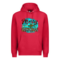 Cardinal merry christmas wood slice ornament Premium Hoodie - JahusDesignShop