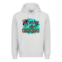 Merry Christmas Wood Slice Ornament Premium Hoodie | Teevron