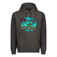 Smoke merry christmas wood slice ornament Premium Hoodie - JahusDesignShop
