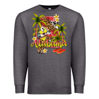 Charcoal Heather summer alabama Premium Sweatshirt - texasbilliewilder