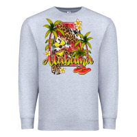Heather Grey summer alabama Premium Sweatshirt - texasbilliewilder