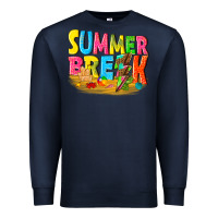 Navy summer break Premium Sweatshirt - texasbilliewilder