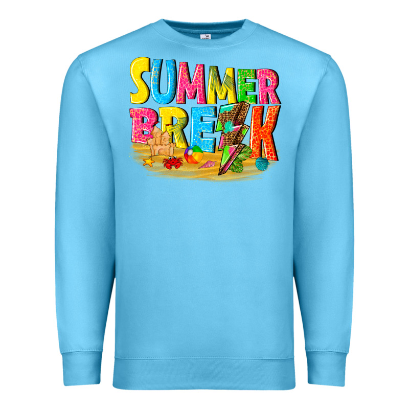 Summer Break Premium Sweatshirt by texasbilliewilder | Teevron