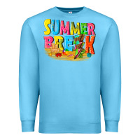 Ocean Blue summer break Premium Sweatshirt - texasbilliewilder