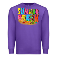 Purple summer break Premium Sweatshirt - texasbilliewilder