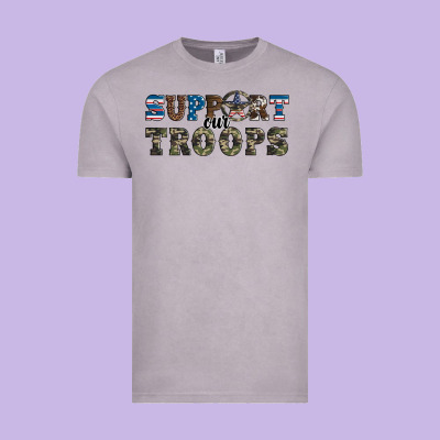 Armed Forces Day Support Our Troops Vintage Tee Designed By Artiststas